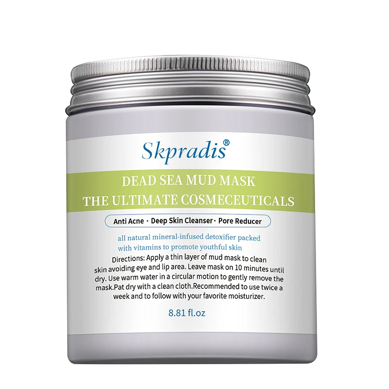 OEM Dead Sea White Mud Mask Deep Cleansing Blackhead Treatment Oily Skin Facial Care Dead Sea Mud Mask