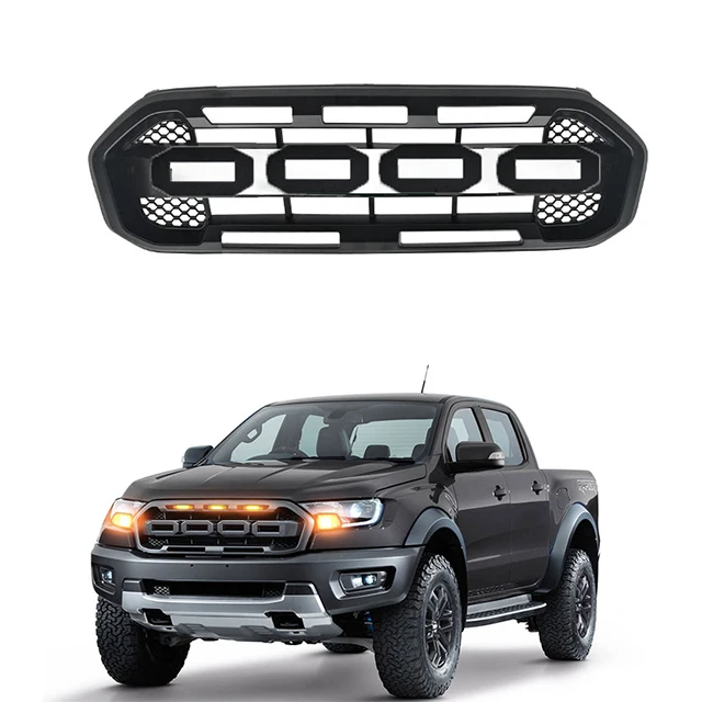 Pick Up Truck 4x4 Car Accessories Front Grille For Ford Ranger Raptor T8 2020