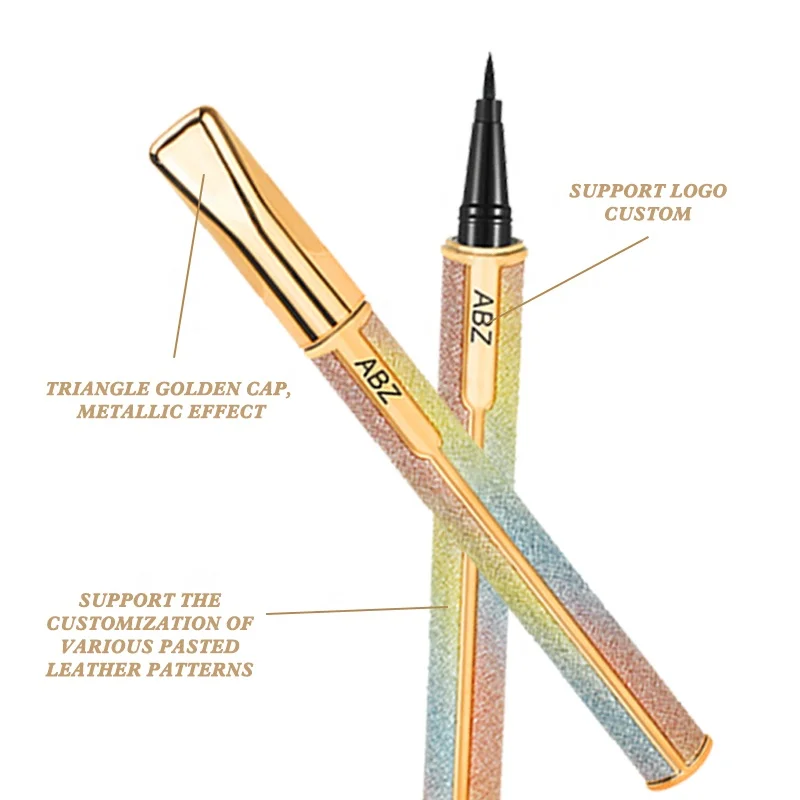 Liquid Tube Gel Waterproof Pencil Black Lashglue Pen Glitter White Eyeliner Private Label