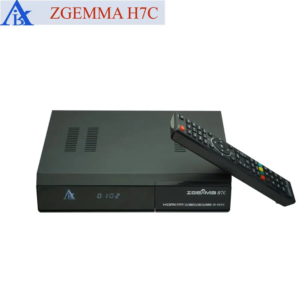 4k satellite tv receiver dvb s2x/s2 + twin dvb t2 / c zgemma h7c with CA&CI
