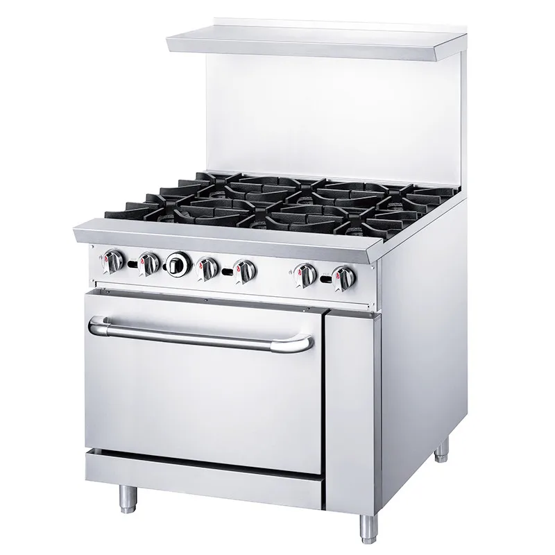 Hot Plate with Oven Stainless Steel Equipment Combined Gas Oven With ETL Certificate Approval USA Market Distributor Price