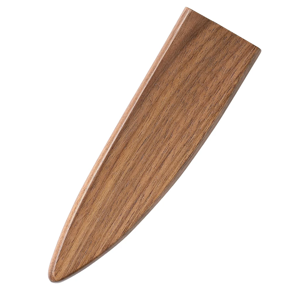 XINZUO High Quality Walnut Wood Wooden Sheath Kitchen Knife Accessories Chef Knives Blade Protector