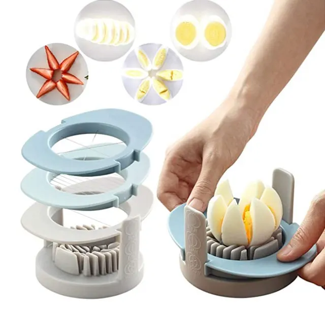 Multifunctional Six Petals Cutting Stainless Steel Slicer Section Cutter 3 in 1