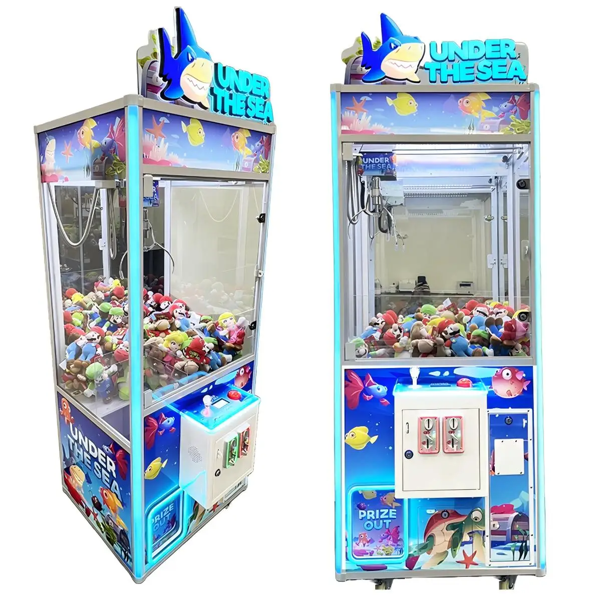31 inch Under the Sea Treasure Claw Machine Commercial Big Toy Doll Candy Gift Prize Vending crane claw machine