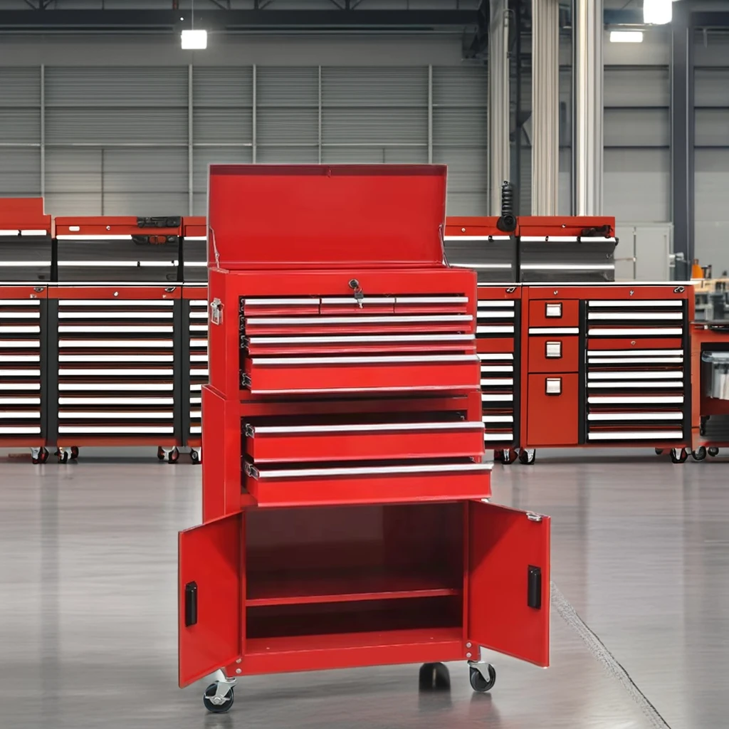 Tool Chest 6-Drawer Rolling Tool box customized  OEM Metal Workstation Storage Cabinet for  industrial use