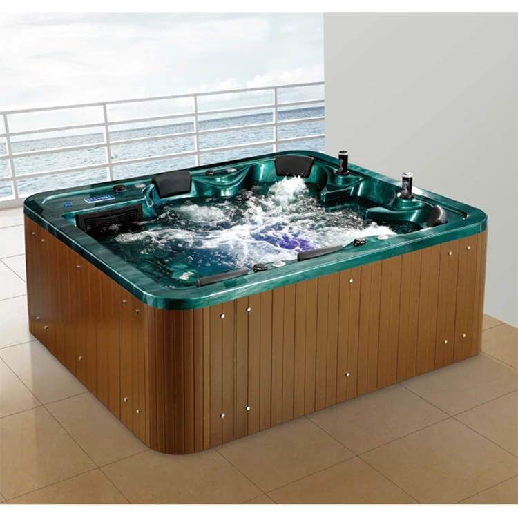 US balboa control system two loungers 7 person deluxe outdoor spa hot tub