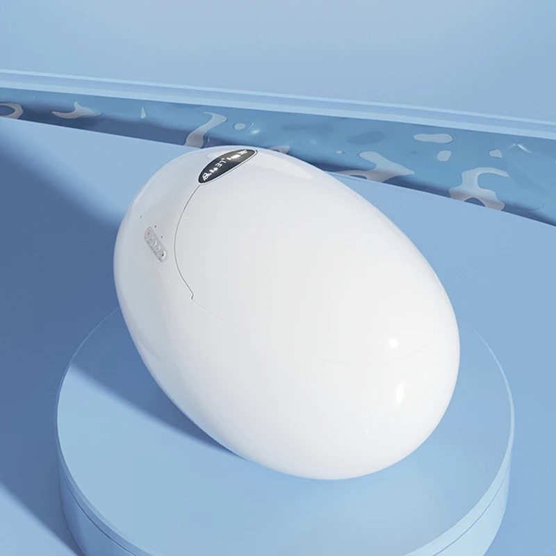 egg shaped one piece siphonic smart toilet s-trap auto flush big pipe 110v America plug 220v England plug female wash ware wind