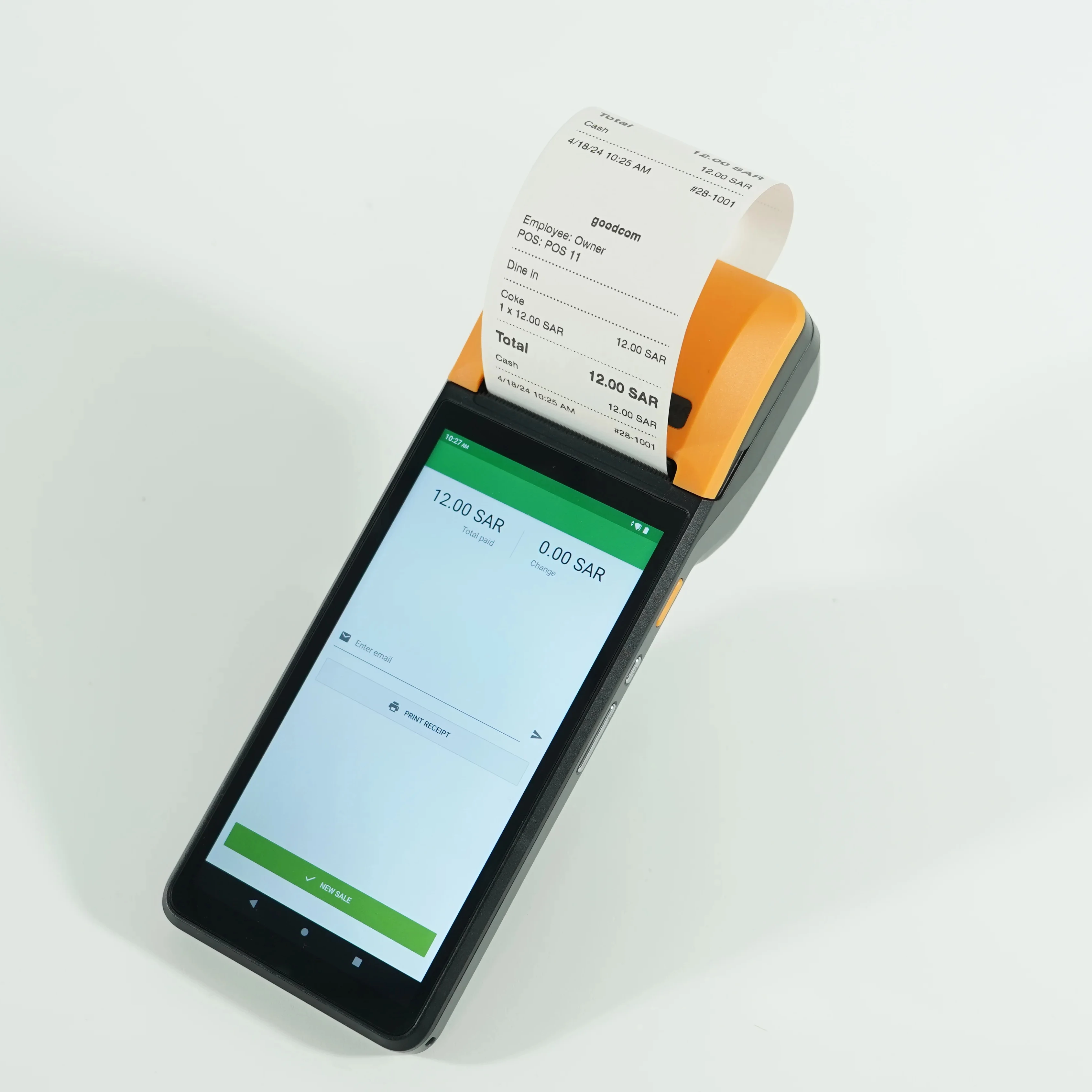 Goodcom Android 12 мобильный терминал POS машина 58 мм Термопринтер С NFC