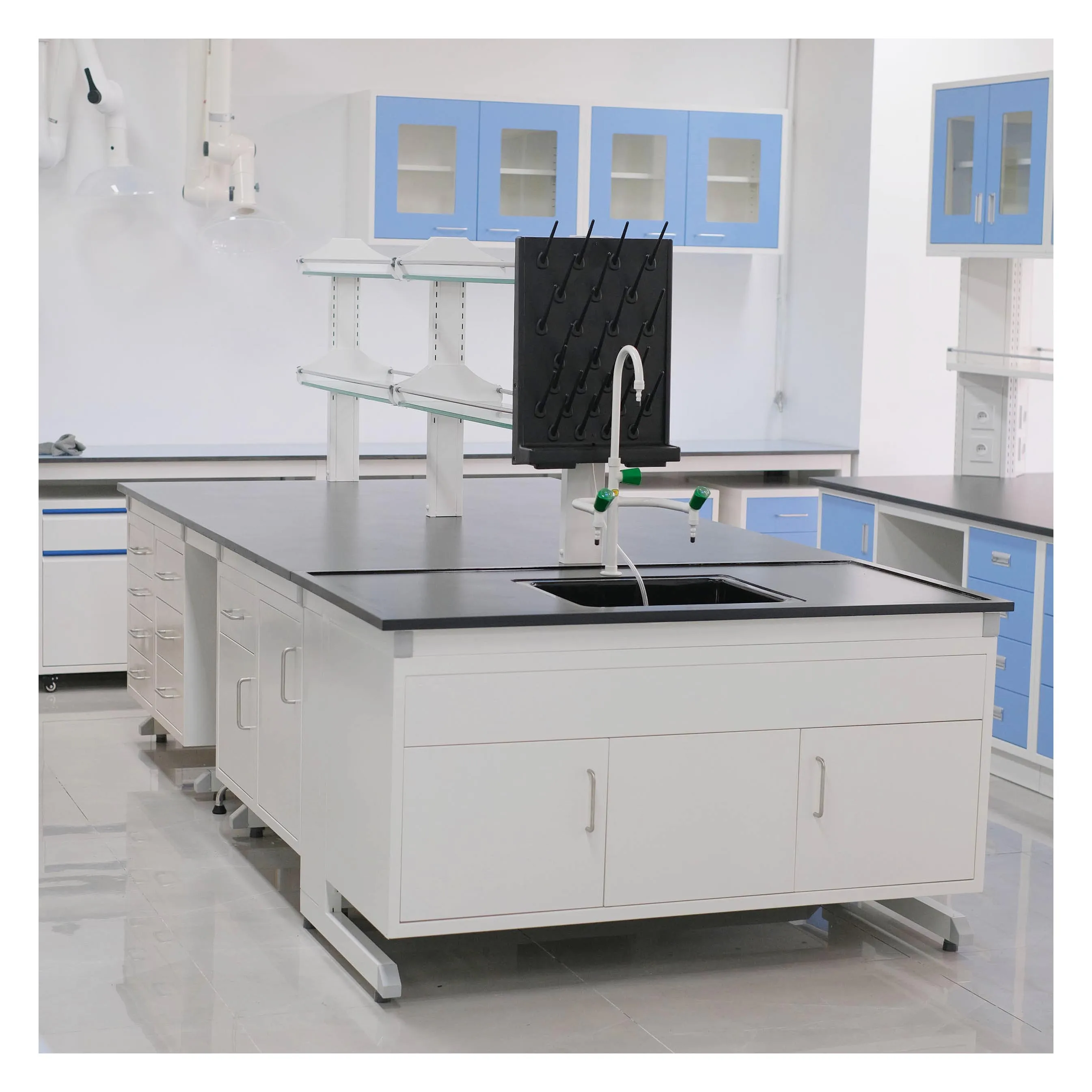 CE сертифицированная медицинская лабораторная мебель прочная 5 лет гарантии с бесплатной конструкцией конструкция