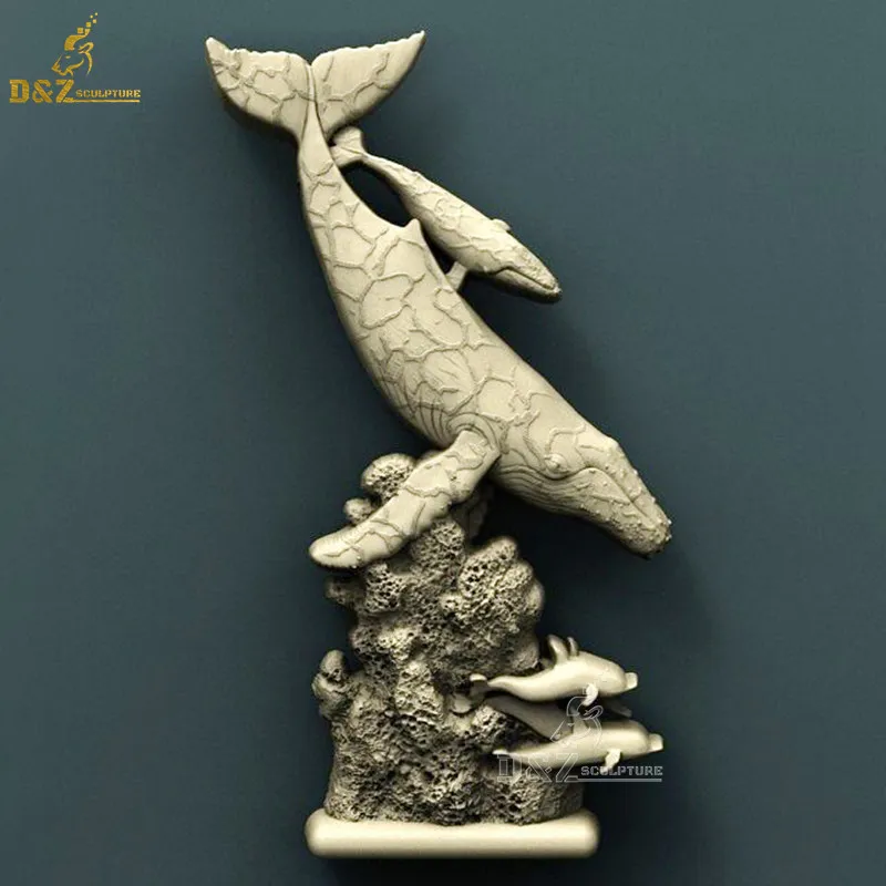 Top outdoor animal dolphin stainless steel sculpture large metal sculpture for decoration