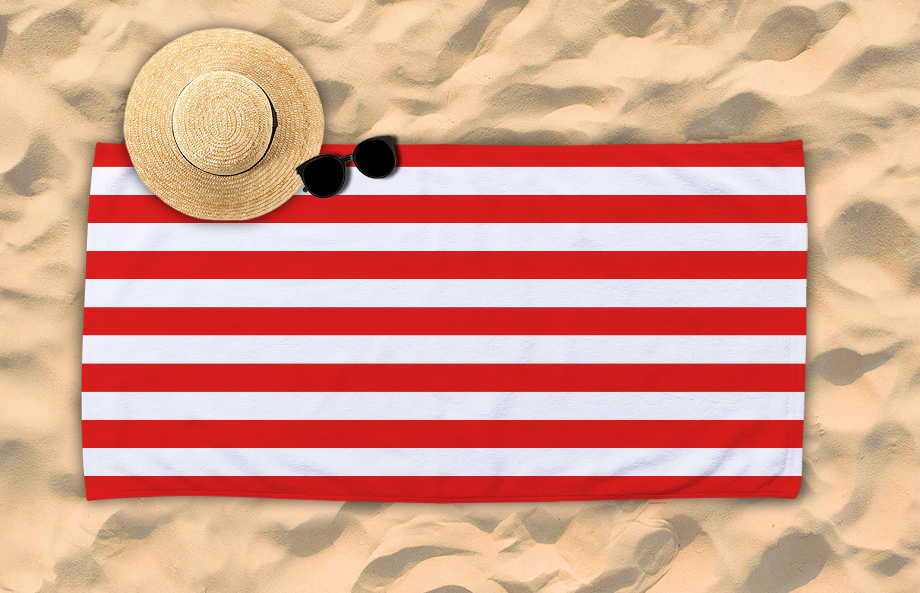 Wholesale 80*160CM Quick Dry Sand-Free Soft Cotton Microfiber Beach Towel with Custom Logo Print Sports Cartoon Pattern Summer