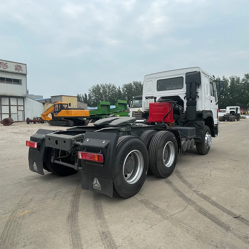 original engine and gearbox truck sinotruck howo used 6*4 420hp tractor truck in stock