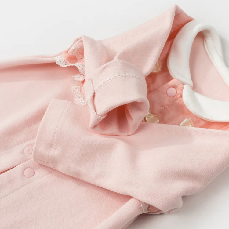 ChuchuPuff LOW MOQ OEM 100% cotton newborn clothes baby rompers set jumpsuit