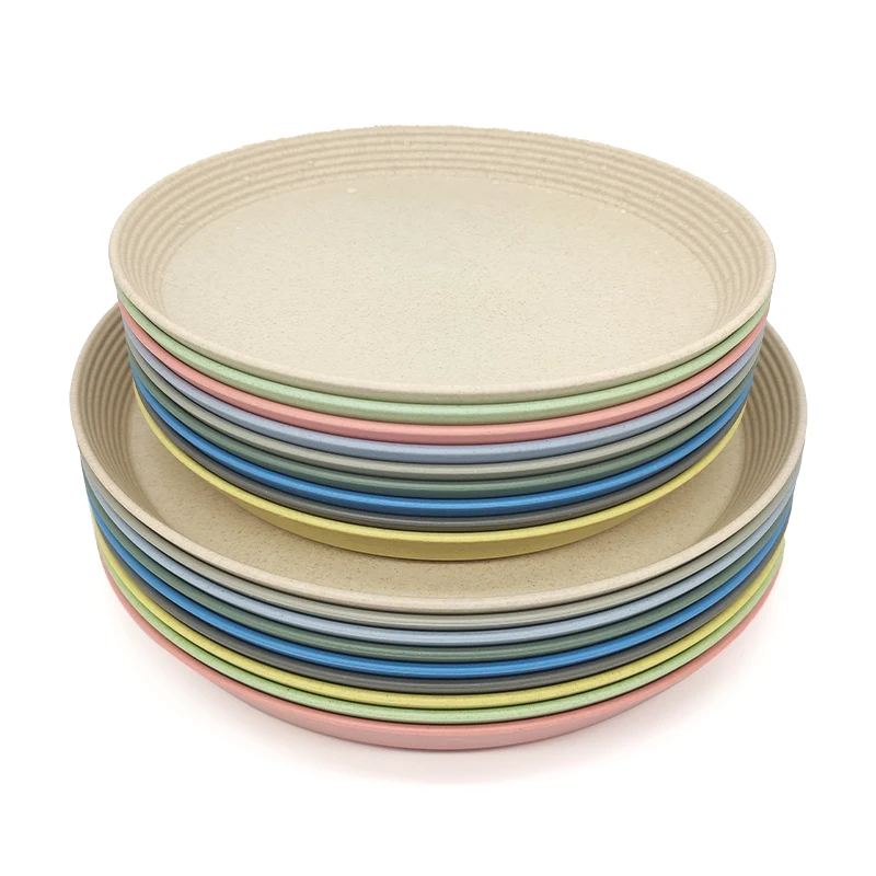 Safe and durable reusable plastic tray restaurant plates