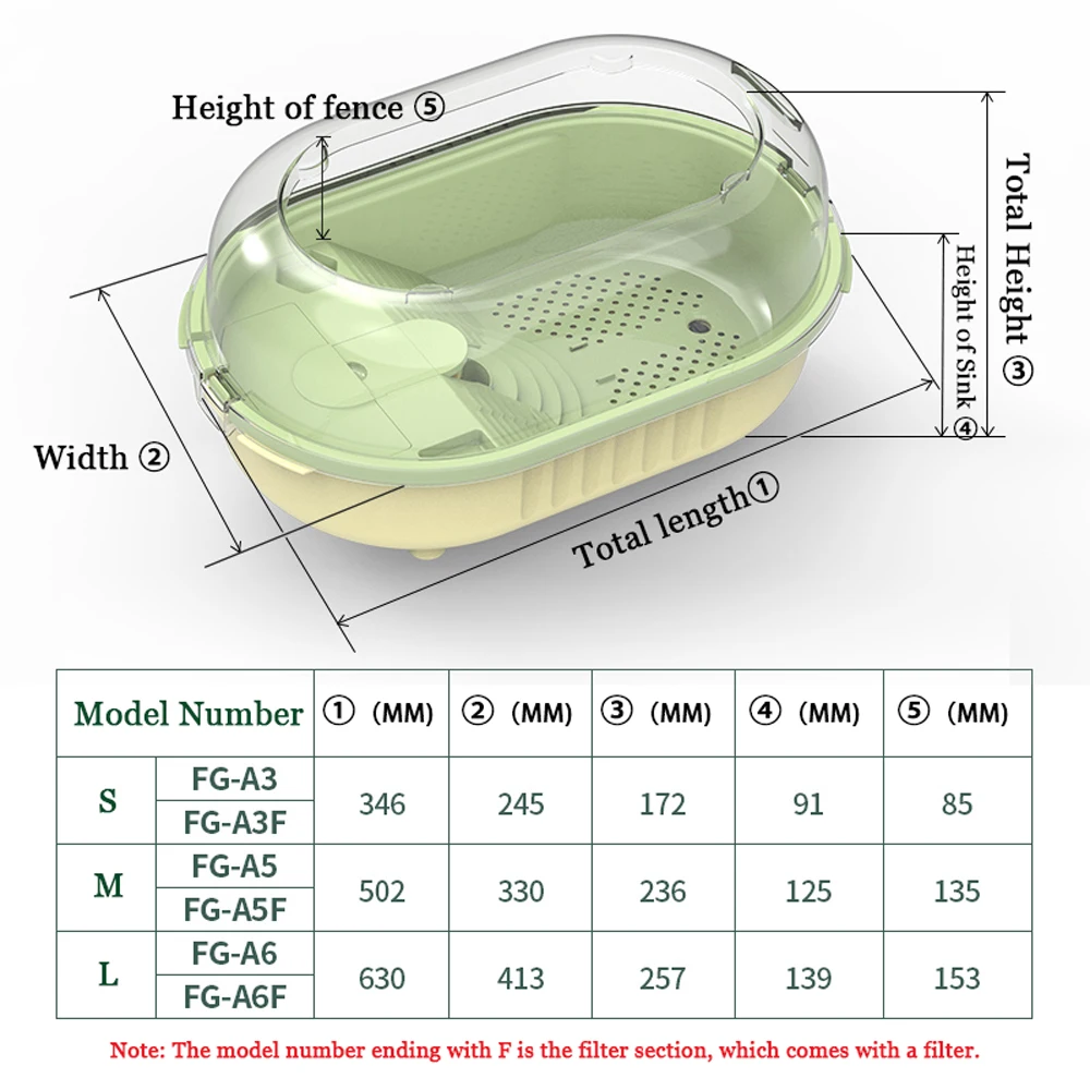 Sunsun Ecological Durable Turtle Tank Kit Tortoise Habitat Aquarium Plastic Aquatic Turtle Tank Set