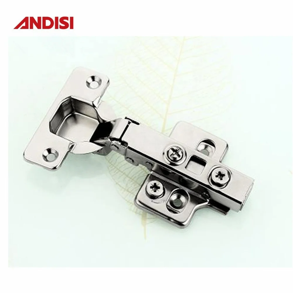ANDISI adjustable clip on hinges 3d soft close hydraulic kitchen furniture cabinet concealed 3d hinge