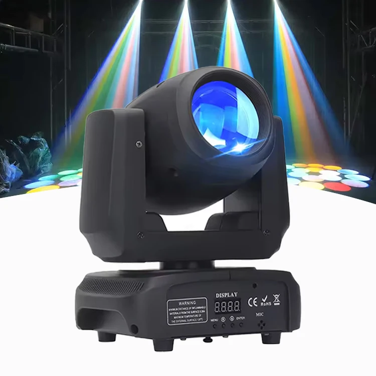 Hot Sale 100W Dmx 8 Gobo Colors 18 Prism Led Beam Moving Head Light For Dj Party
