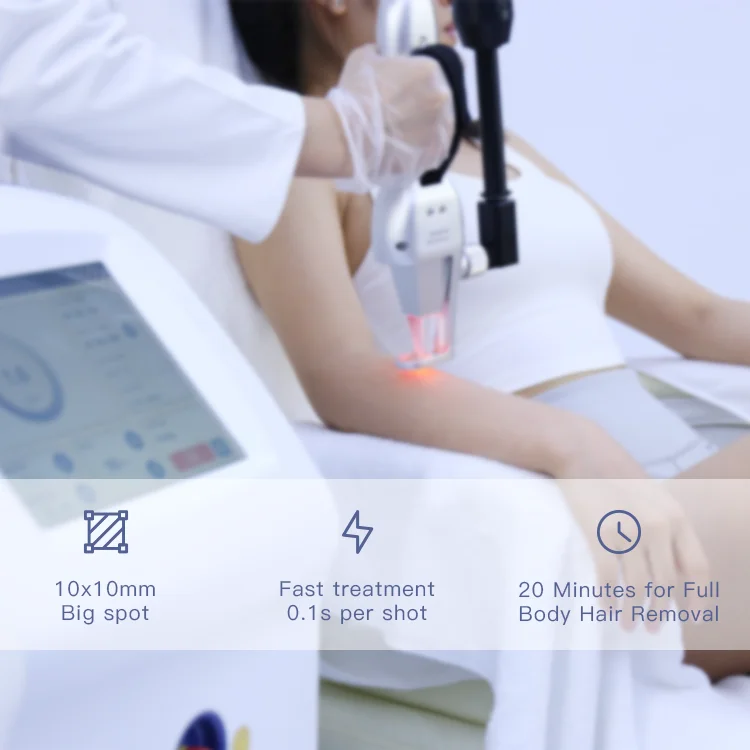 Laserconn Hot Sale 1064 755 Newest Lazer  Laser Hair Removal Alexandrite Hair Removal Machines