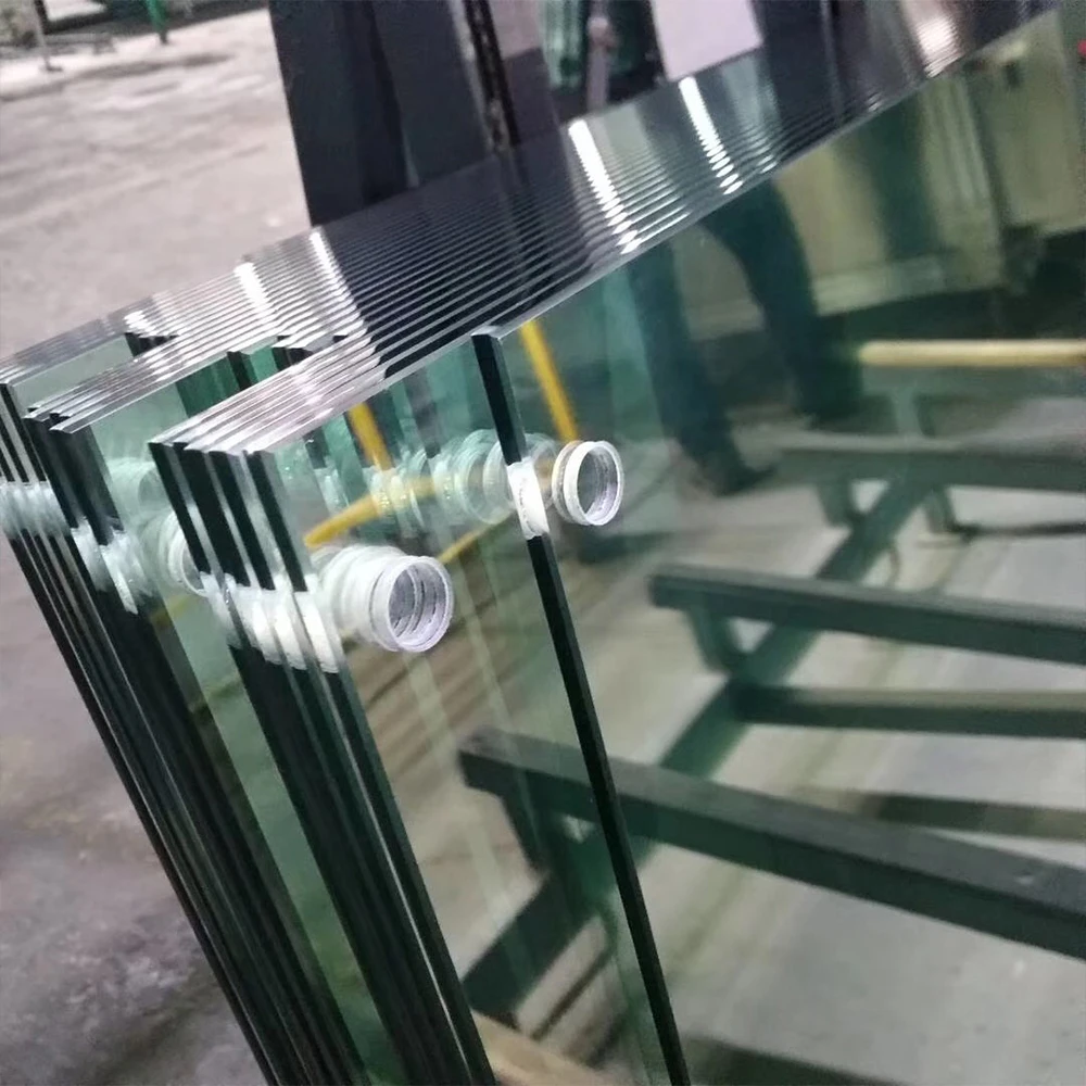 Laminated Glass Low Price 55.2 66.2 44.2 6.38 10.38 6 8 16 12 13.52 mm Low Iron Polished Edge Tempered Triple Laminated Glass
