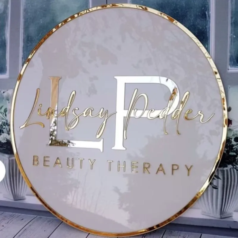 Custom made circle Acrylic salon sign Explosive Models Custom 3d backlit sign Neon round sign Custom round Shop Signage