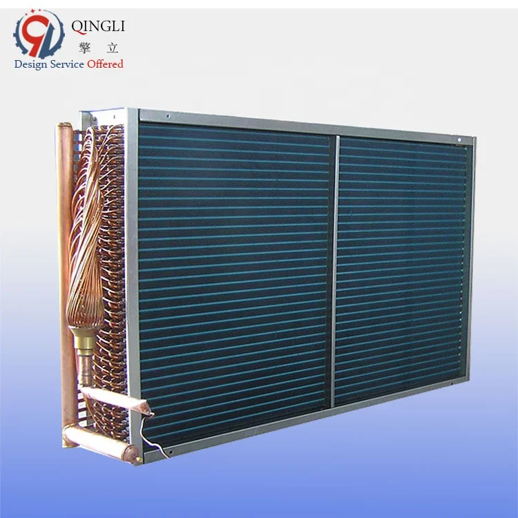 Fin Type Hydrophilic Aluminum Water Cooled Conditioner Coil Evaporator