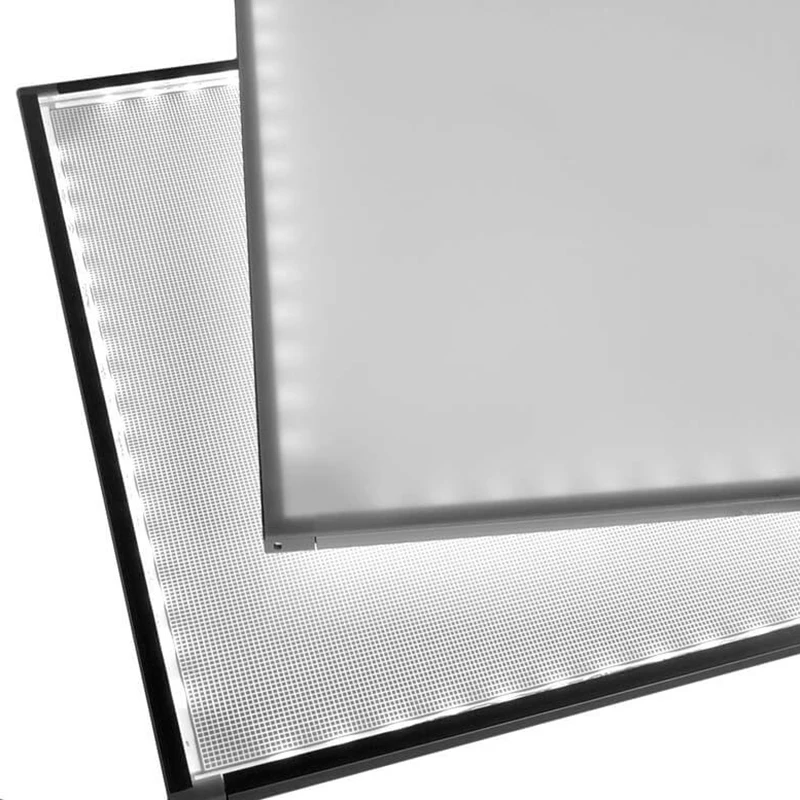 Customized Edgelit PMMA Laser Dotted/ V Cutting Light Guide Panel LGP Lumisheet