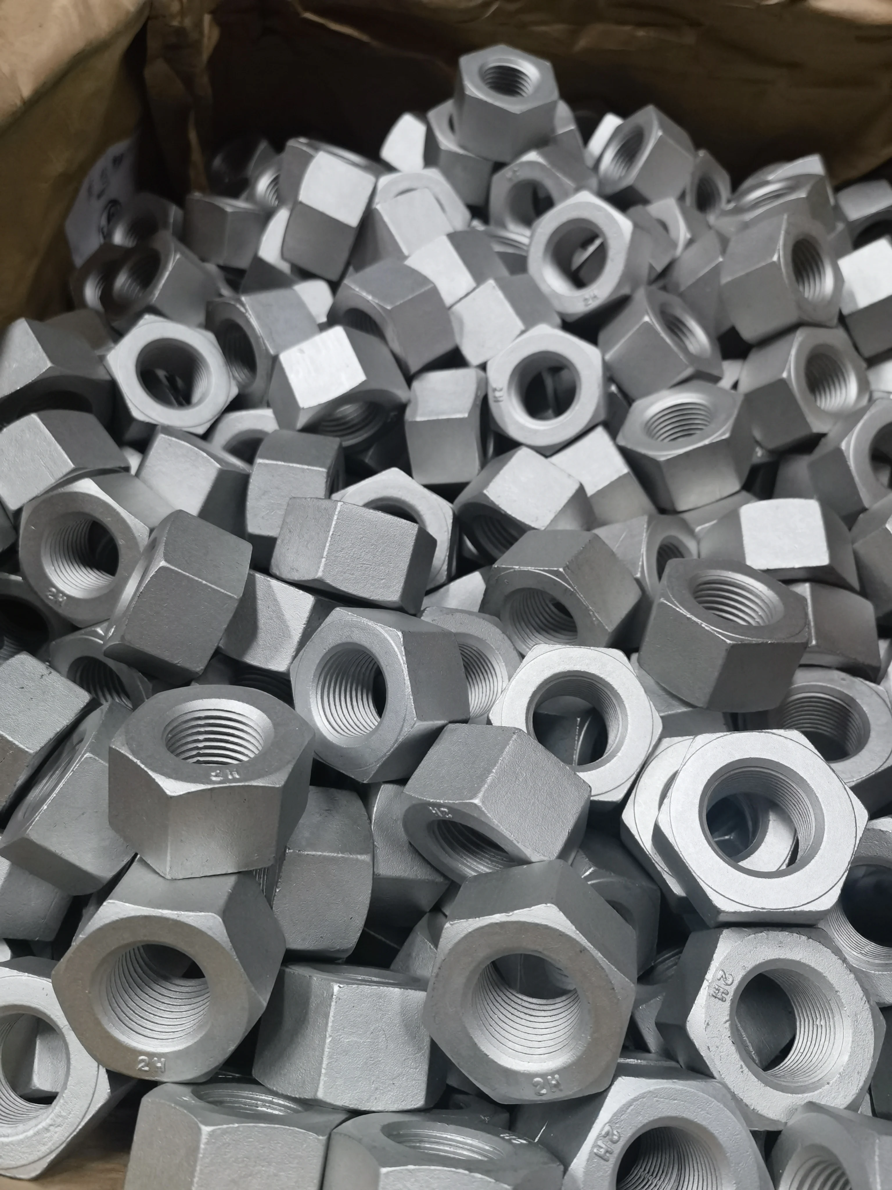 High Quality Astm Unc Unf Threaded ANSI/ASME B 18.2.2 ASTM  A194 2h  Nuts  Manufacturer