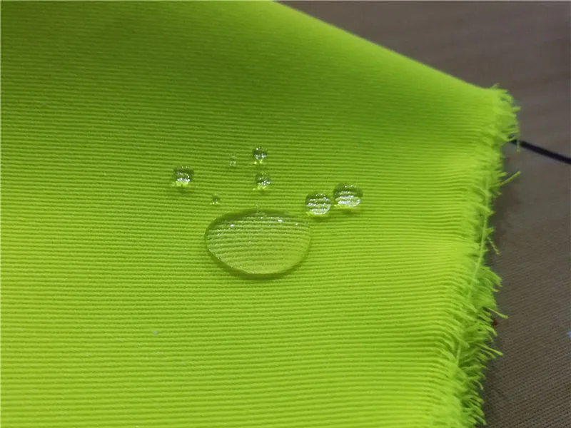 High Visibility 80% Polyester 20% Cotton Water Repellent Fluorescent Fabric For Workwear