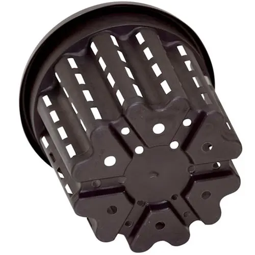 Anti Spiral Root Building Round Pot Plastic Net Air Pruning Grow Pots For Greenhouse