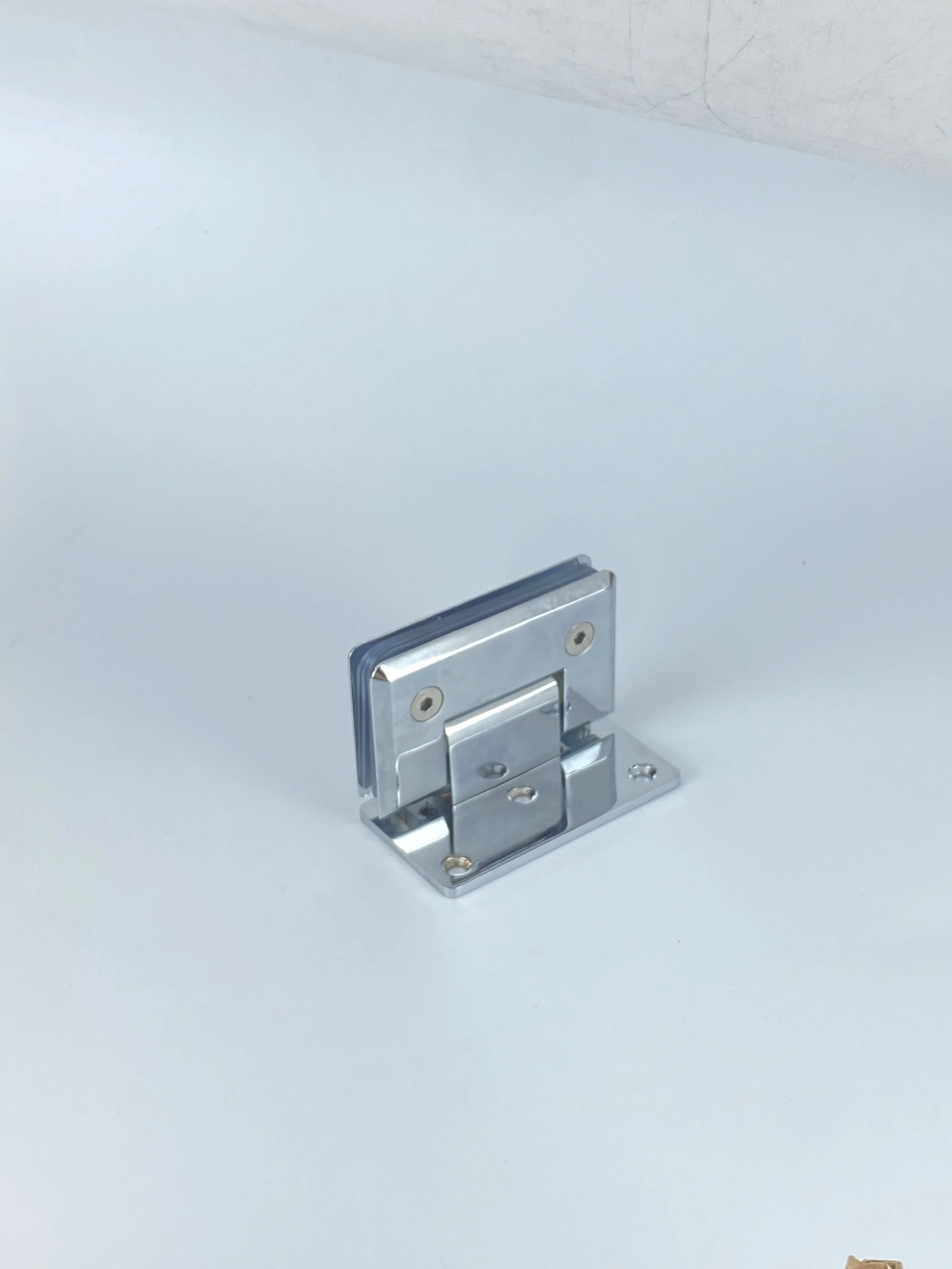 Glass To Glass Bathroom Hinge For Shower Door Casting Stainless Steel Glass Clamp Shower Door Clips