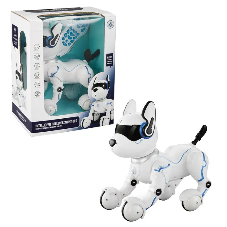 Toy Smart dog robot dog animals intelligent Robots Ai Rc Programming Remote Control stunt Wright Robot Dog