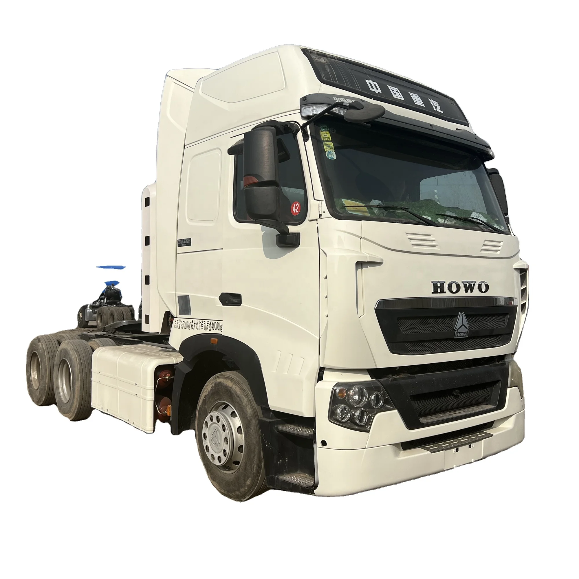 High Quality 2018 2019 Used Sinotruk Howo T7H CNG Tractor 430hp 6x4 New Tire Tractor Truck for Sale