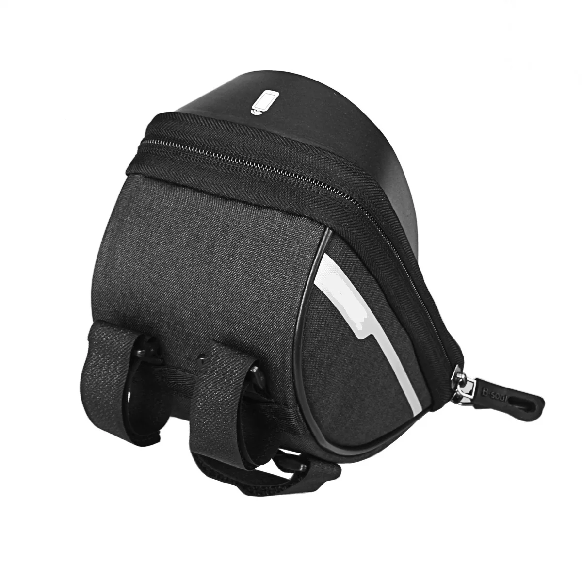 Waterproof Motorcycle Phone Mount Bag Front Tube Bicycle Frame Handlebar Saddle Boxes Bags