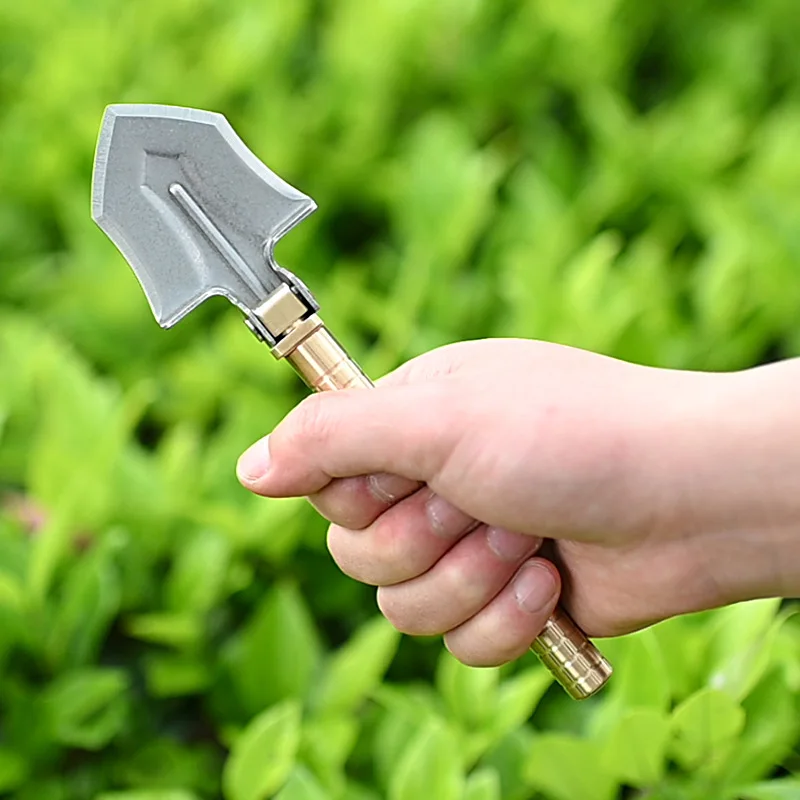 Hot Selling Portable survival camping Mini Multi-functional Shovel with Mini Knife