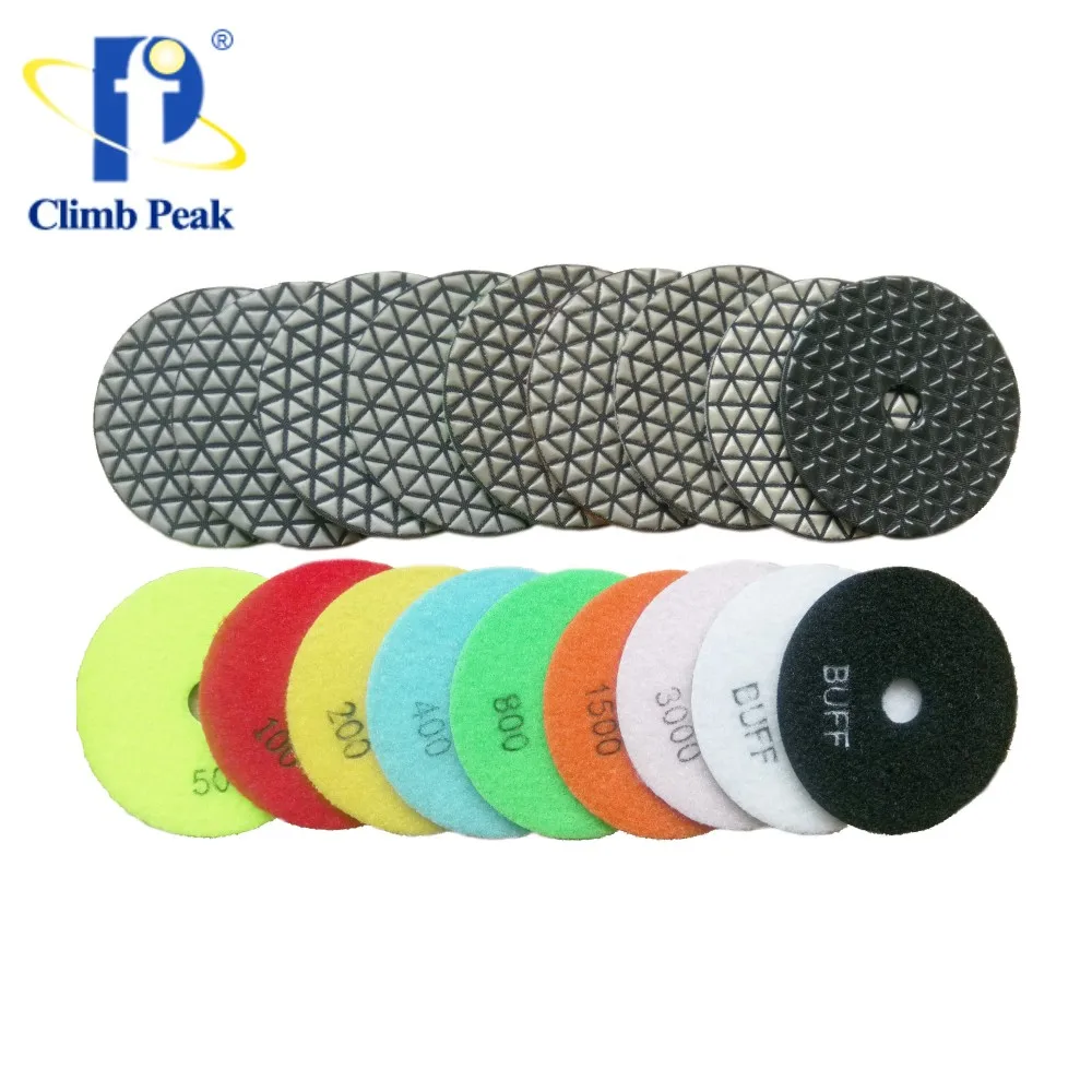 Diamond resin pad polishing marble granite 125 mm 100mm