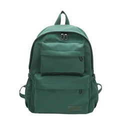 Wholesale Simple Fashion Korean Style Back Pack Bag Women Girls Canvas School Backpack