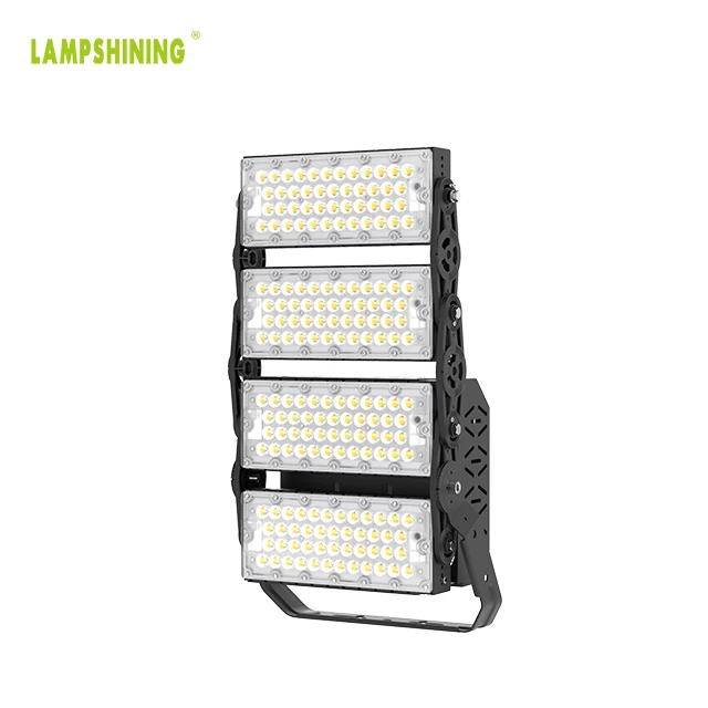 High uniformity 4 module Rotatable Black Aluminum 10kg 4000K 5000K Waterproof Light Tower 480W LED Flood Light for Outdoor Area