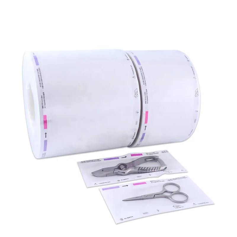 Tyvek heat-sealing plasma sterilization roll pouch