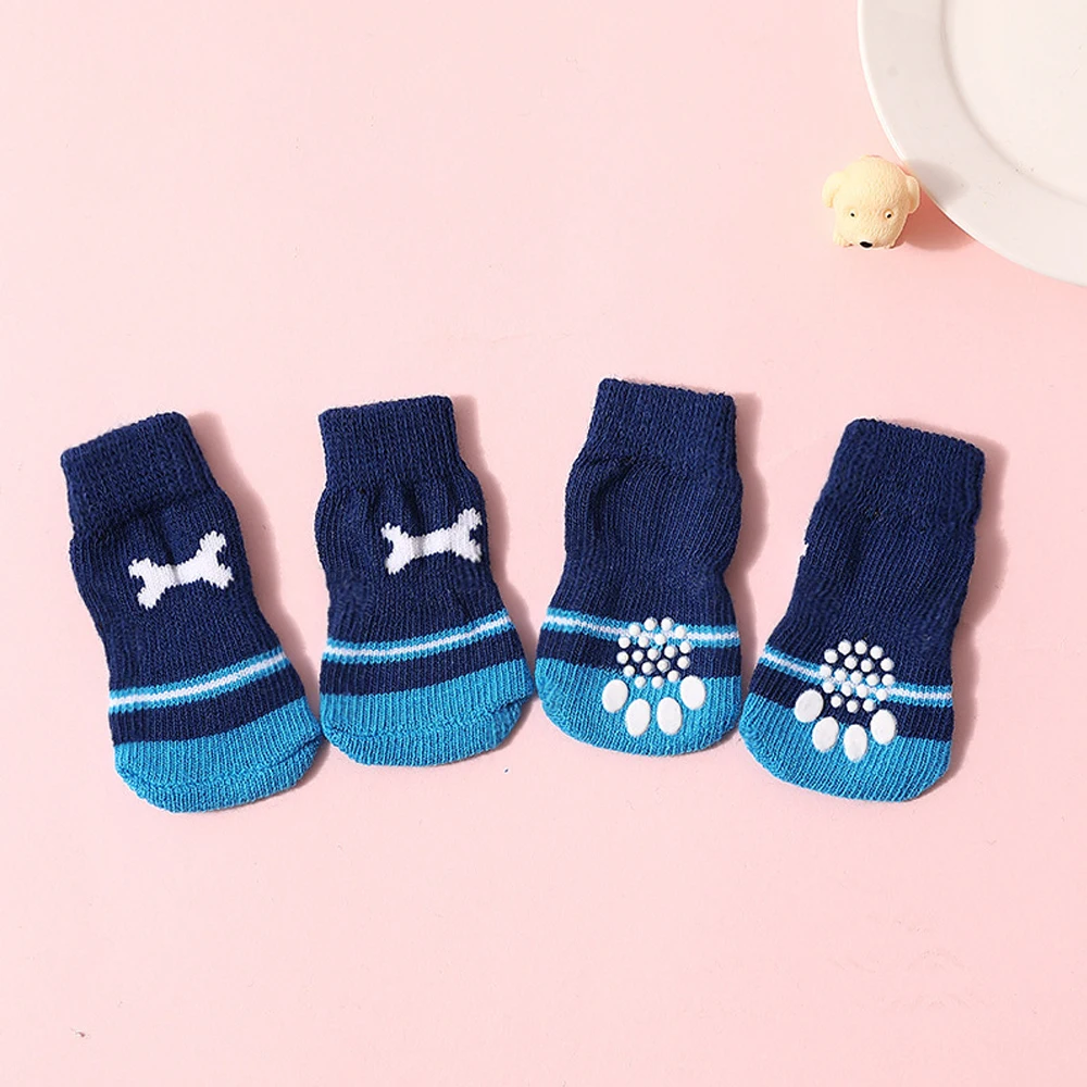 Pet socks non-slip warm cat cute foot cover suitable for small and medium Chihuahua Teddy supplies