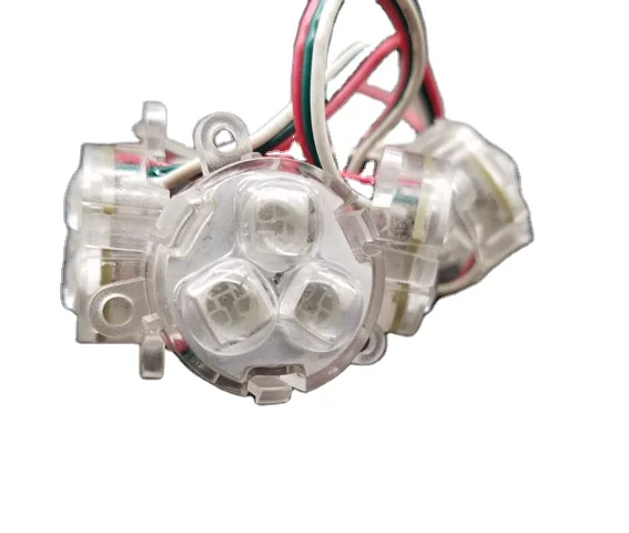 Уличный светильник RGB 30 мм IP65 12 В программируемый светодиодный пиксельный Точечный для строительства фасадов или развлекательных объектов