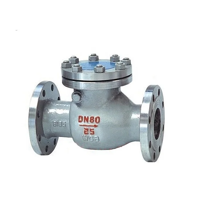 H44H-16C Swing Check Valve Horizontal Flange Check Valve Cast Steel/stainless Steel Standard General Water Gas Oil Air Ect JERI