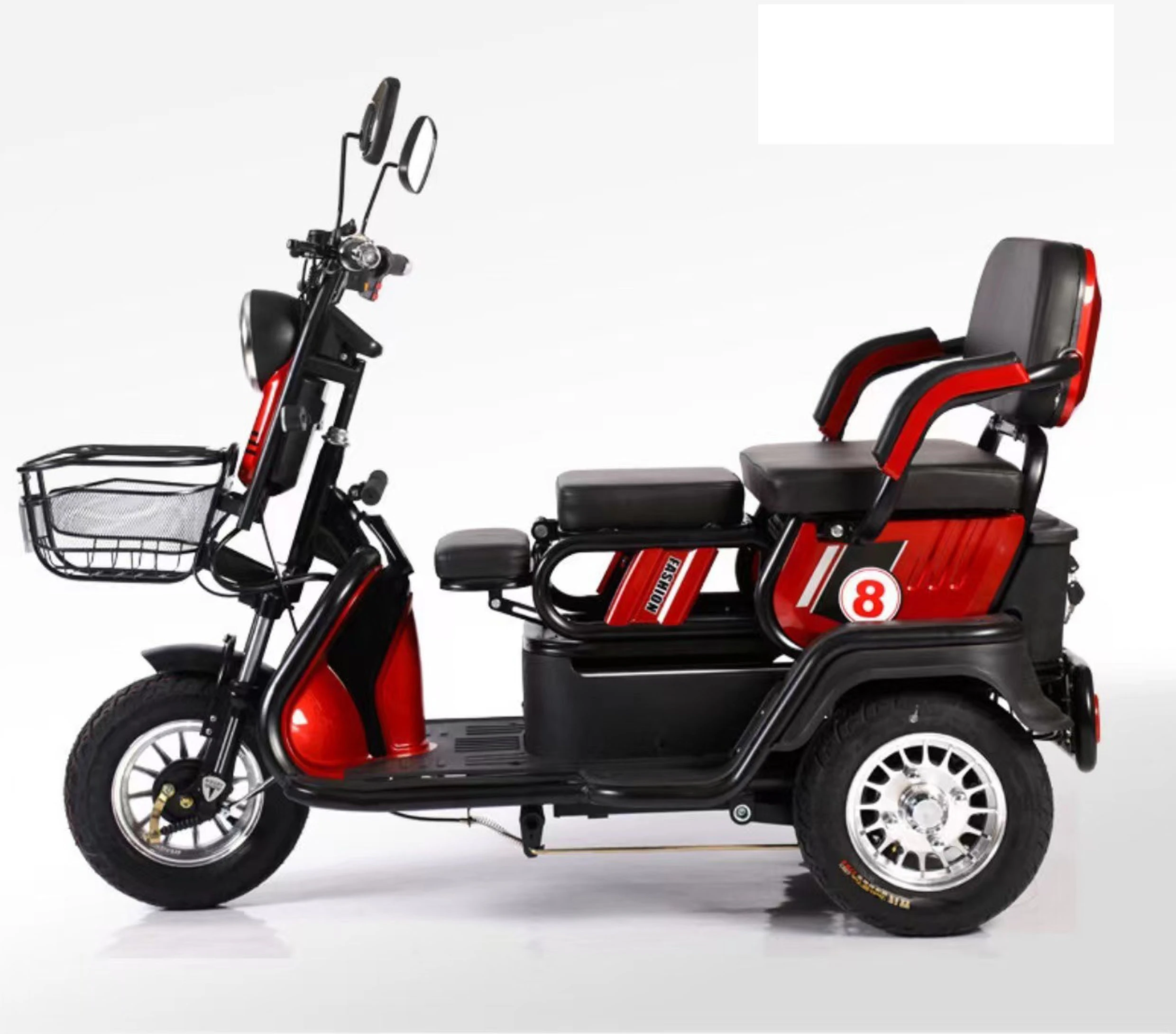 China 2022 New Model 3 Wheels Electric Passenger Tricycles Three Wheel For Adult