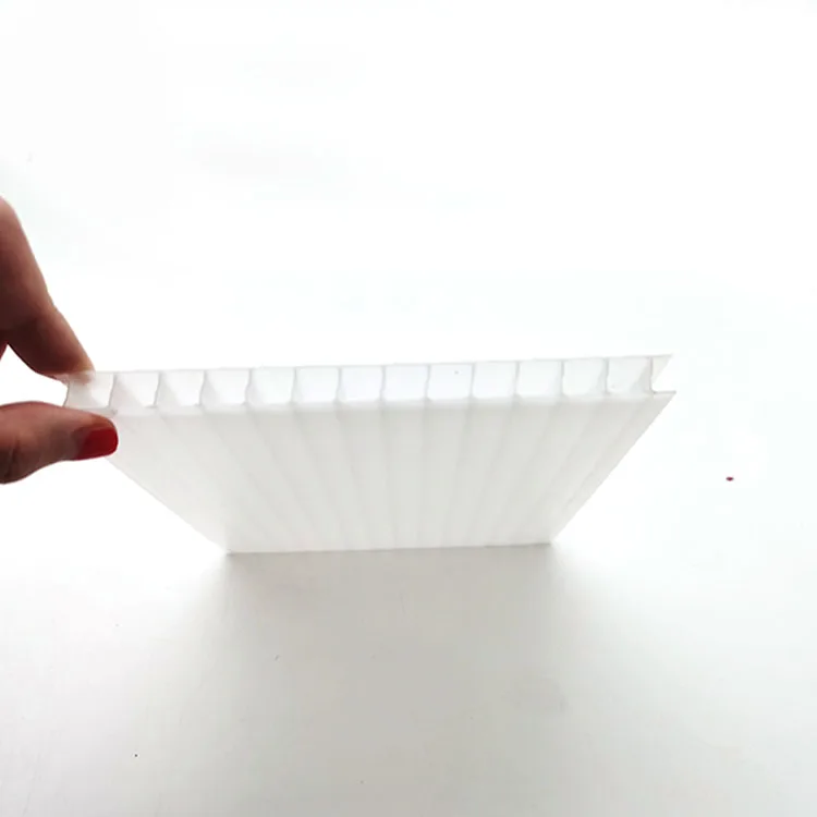 100% natural 8mm 10mm milk white polycarbonate sheet Sun visor for mall decoration