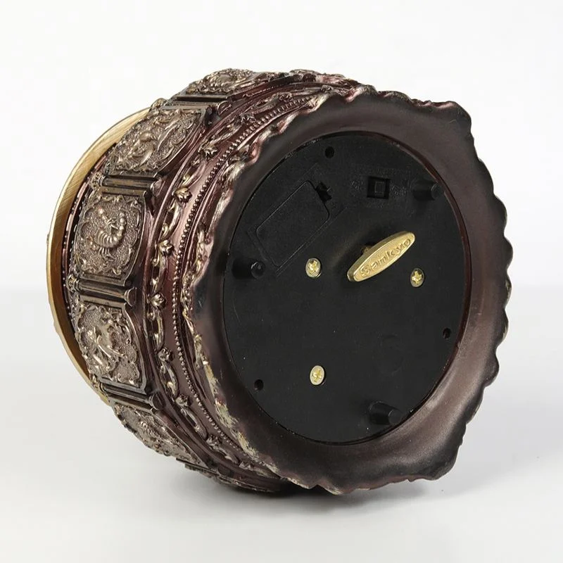 Lighting and rotation battery operated music box