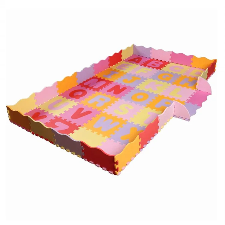 26 Interlocking & Removable Foam Thick ABC Tiles Alphabet Mat for Kids Puzzle Floor Play Number Mat