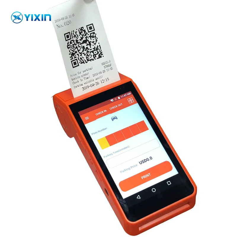 Touch Screen GPS Online Order Smart Device Handheld Android POS Terminal