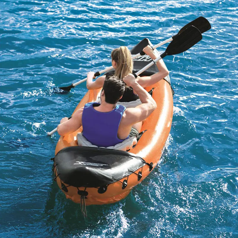 
Hot sale Challenger inflator Boat Two Persons Inflatable Kayak with 2 Paddle 
