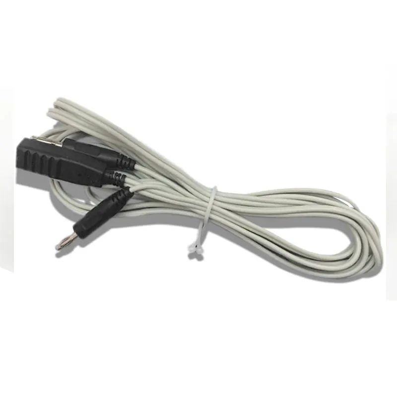 Reusable Silicone Bipolar Fixed Pitch Cable For Flat Plug , Forceps and Bipolar Electrodes