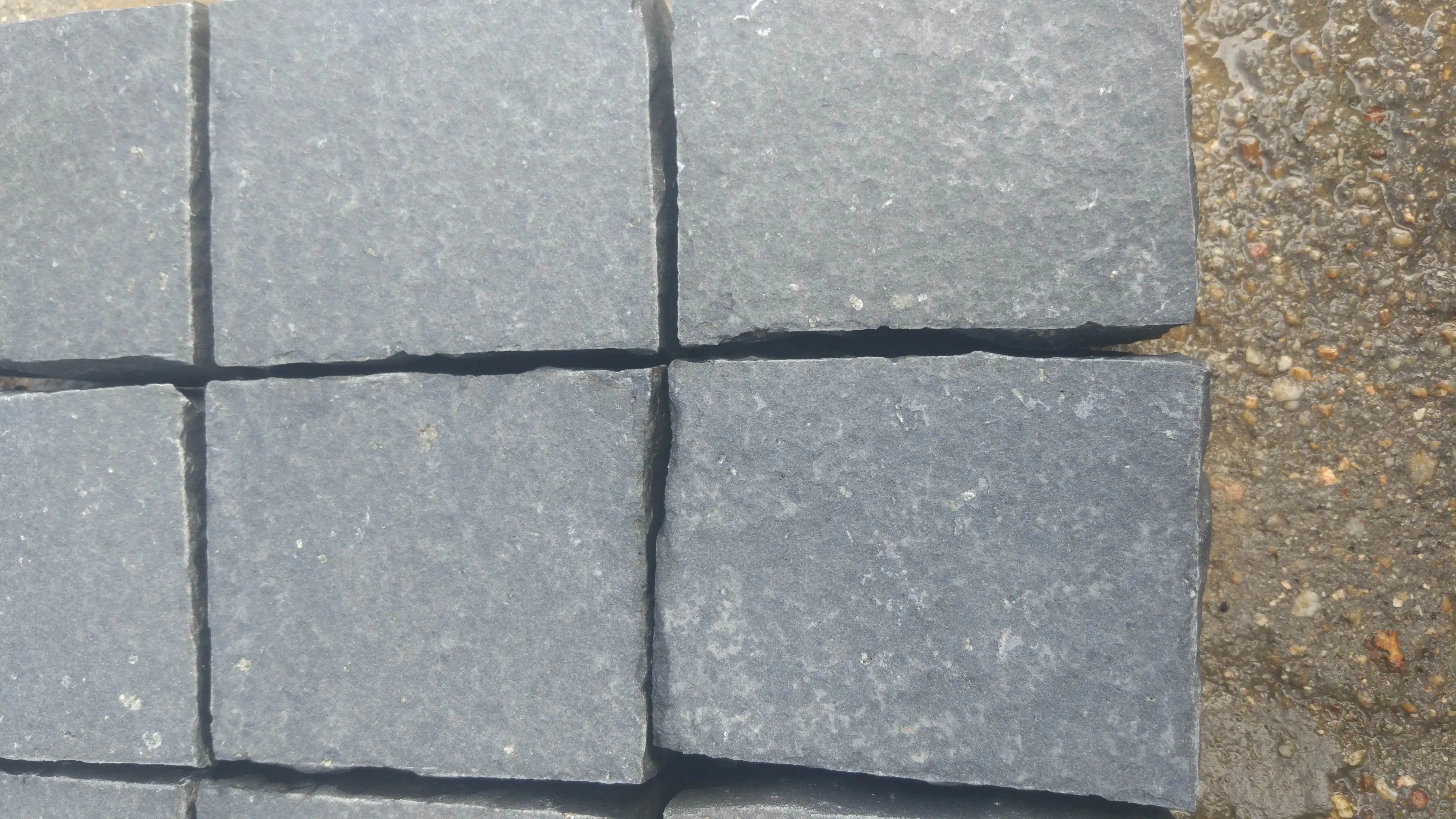 Natural granite stone Cheap basalt zhangpu black exterior paving stone for sale