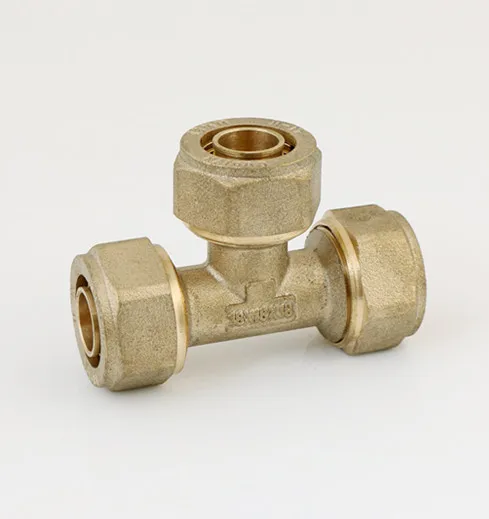 Pex pipe fittings brass compression fittings copper oring connector Wallplate  Elbow Female